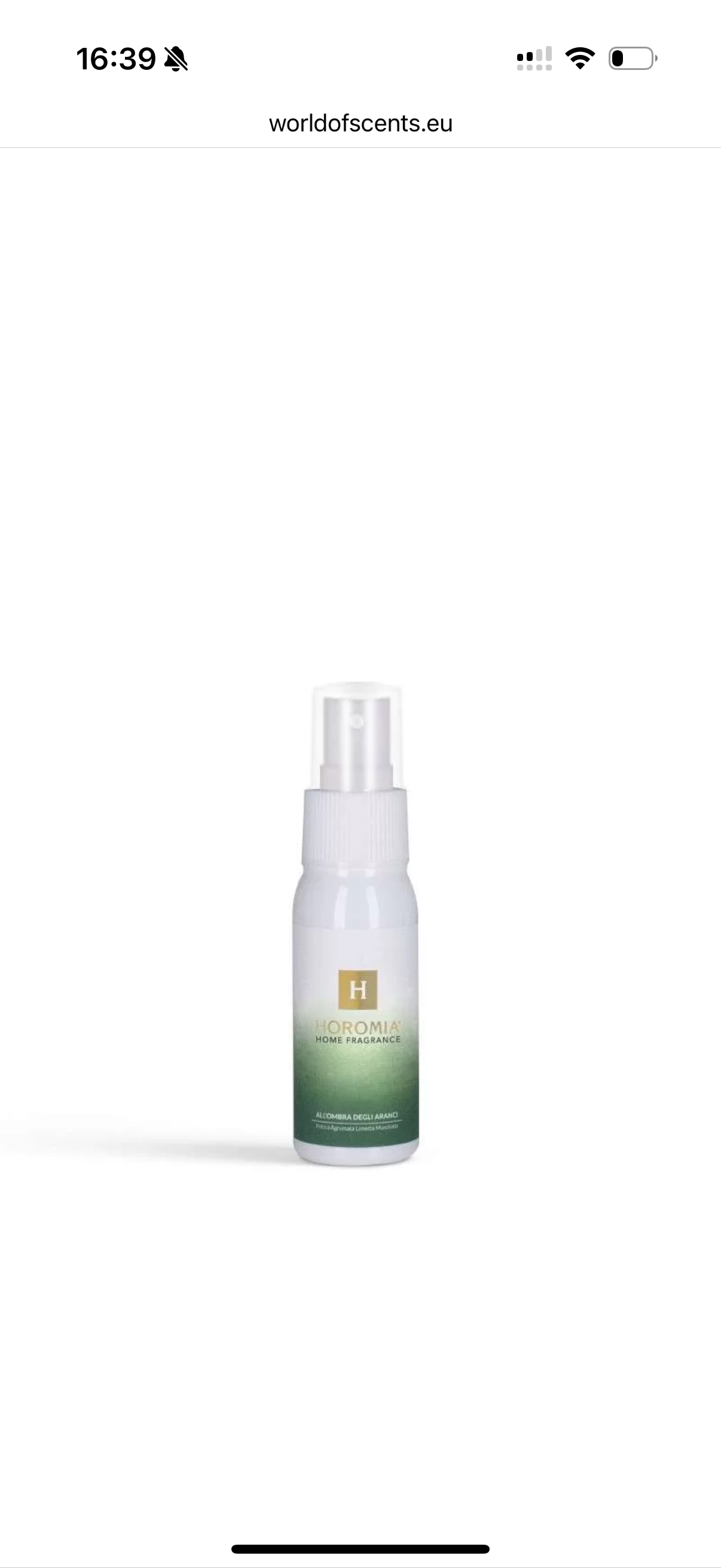 Roomspray All’ombra degli Aranci