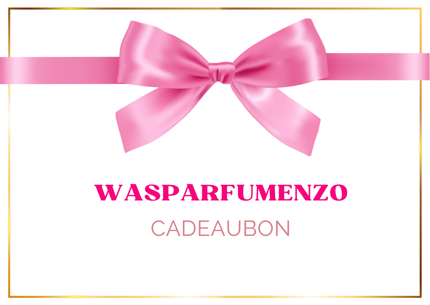 WASPARFUMENZO cadeaubon