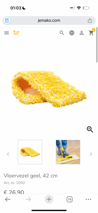 PRE ORDER Vloervezel (kies voor juiste vloer)